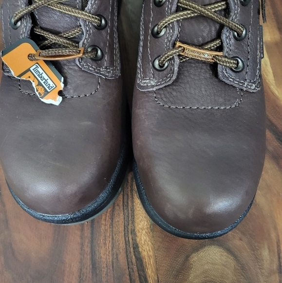 Timberland PRO Titan 6" Alloy Toe Waterproof Work Boot Brown Women's 8.0/8.5 - Picture 5 of 16